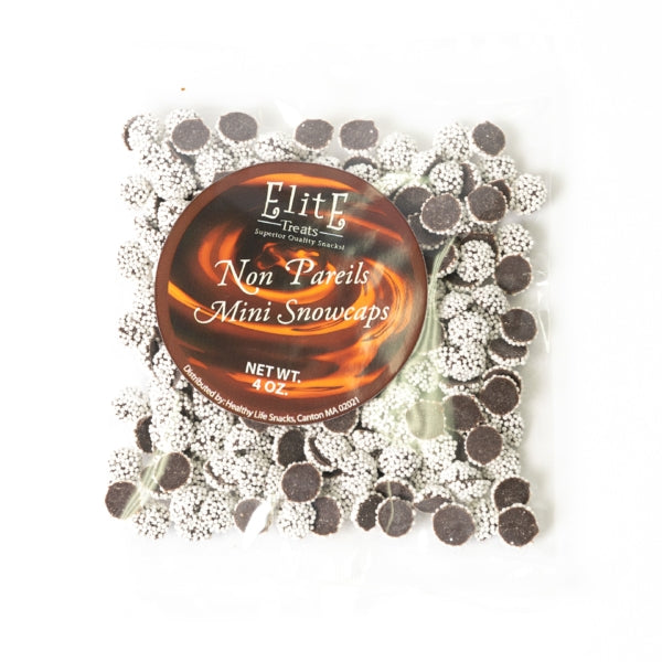 Elite Treats Non Pareils Mini Snow Caps