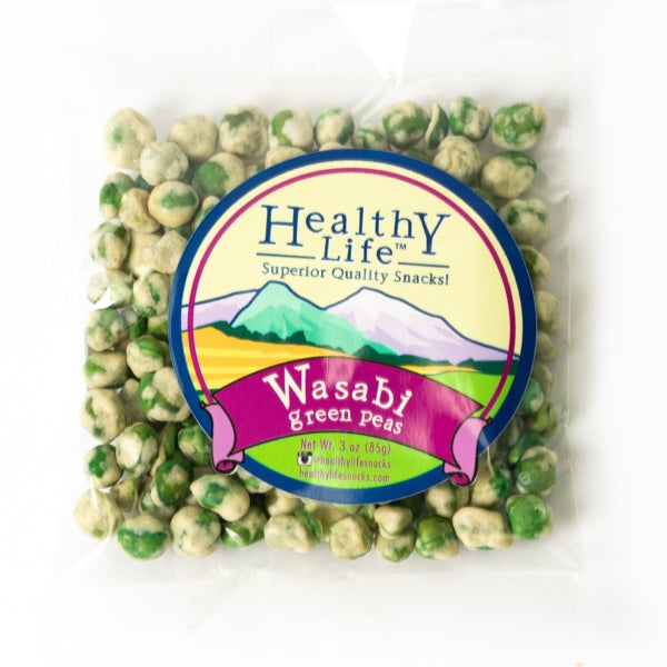 Healthy Life Snacks Wasabi Green Peas