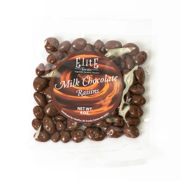 Elite Treats Milk Chocolate Covered Raisins