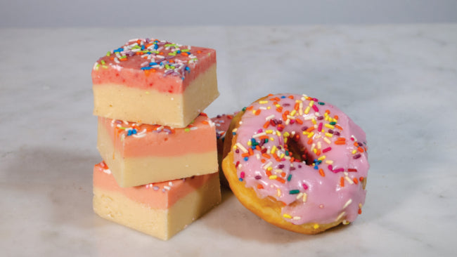 Pink Sprinkle Donut Fudge