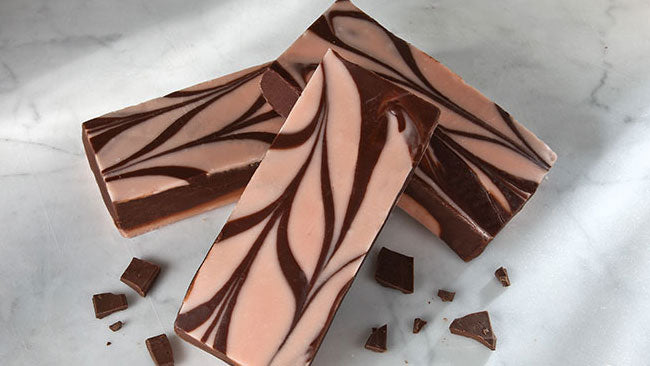 Amaretto Chocolate Swirl Fudge