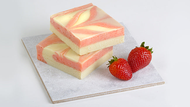 Strawberry Cheesecake Fudge